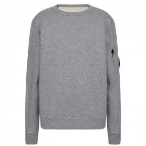 Image of CP COMPANY Junior Boys Lens Crew Neck Sweatshirt - Grey M93