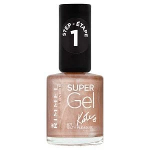 Image of Rimmel KateMoss 15 Year SuperGel Nail Polish Guilty Pleasure Gold