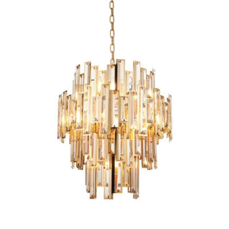 Image of Luxia Luxia Monica 560 Crystal Chandelier - Gold