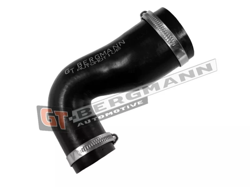 Image of GT-BERGMANN GT52-792 Turbocharger Hose with clamps, AEM (Ethylene Acrylate Rubber) AEM (Ethylene Acrylate Rubber) Charger Intake Hose (3314)