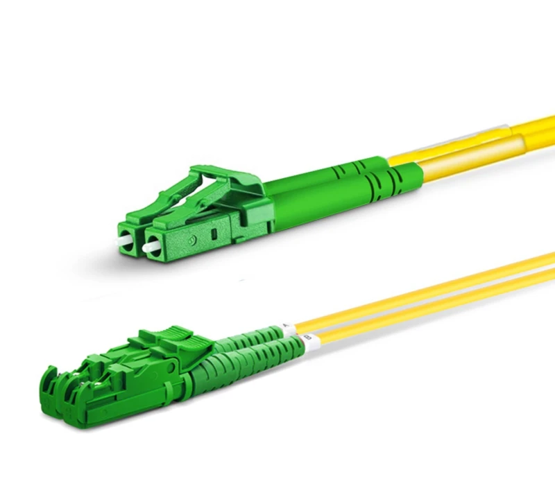 Image of Equip E2000/APC to LC/APC Fiber Cable. SM. Duplex. 20m