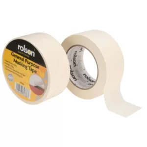 Image of Rolson 60386 Masking Tape 50mm