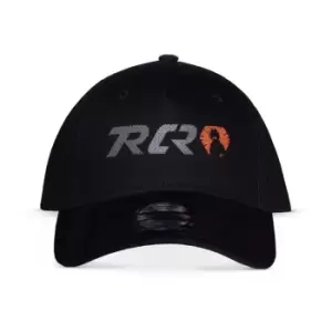 Image of OVERWATCH 2 Tracer Rubber Print Adjustable Cap, Black (BA482255OWT)
