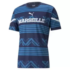 Image of Puma OM Pre Match Jersey - Blue