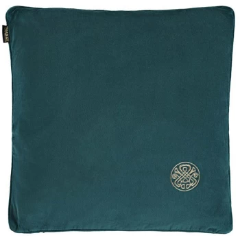 Image of Biba Velvet Cushion - Teal
