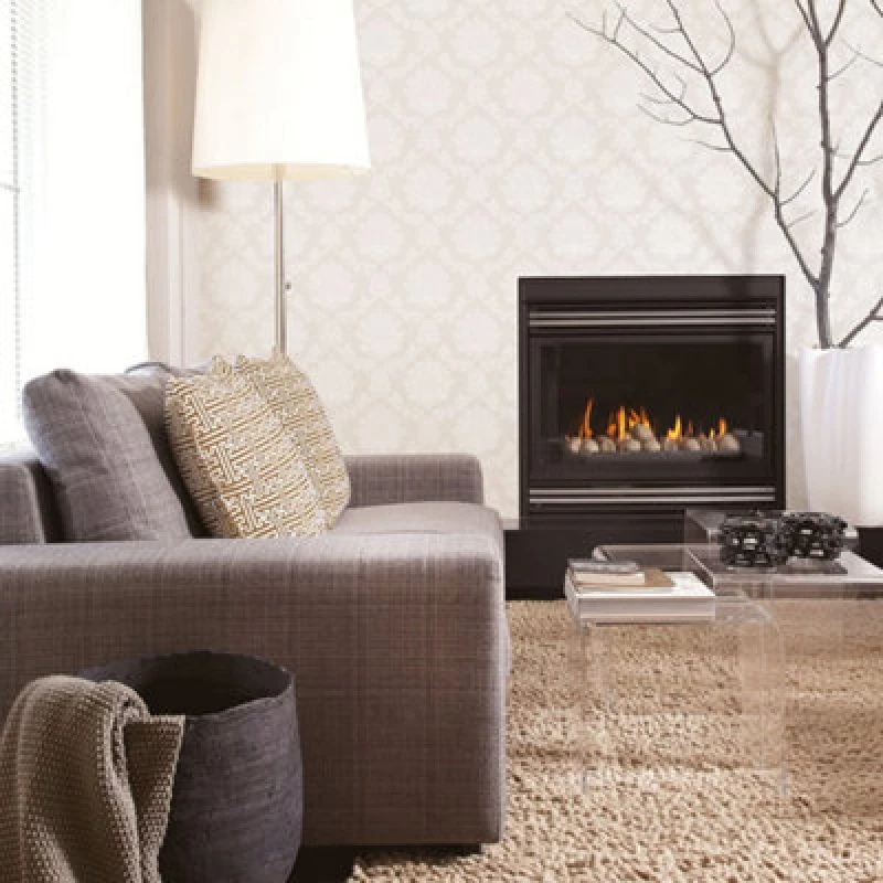 Image of Galerie Nordic Elements Cream La Dentelle Damask Wallpaper Roll