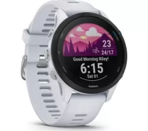 Image of Garmin Forerunner 255 Sports Watch - Whitestone, 46 mm, White