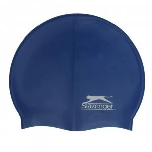 Image of Slazenger Silicone Swimming Cap Adults - Navy