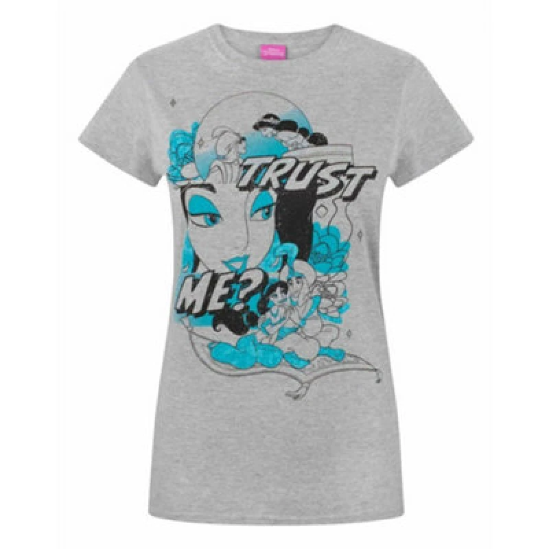 Image of (Large) Disney Short Sleeved T-Shirt (Womens Grey)
