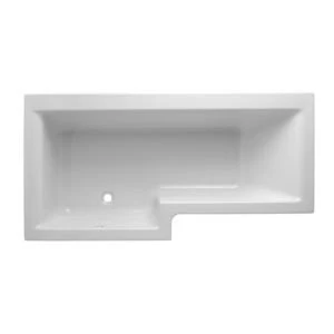 Image of Cooke Lewis Adelphi LH Acrylic L shaped Shower Bath L1675mm W1675mm