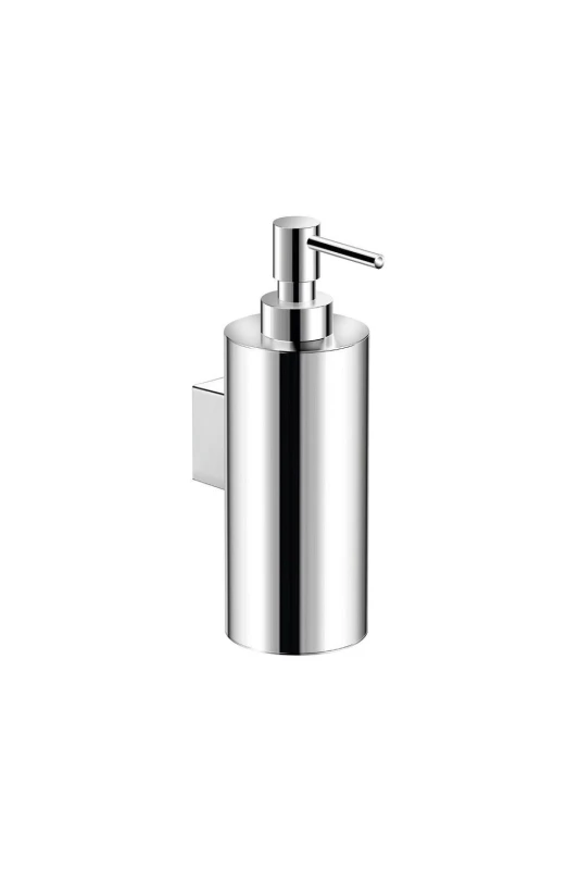 Image of Cosmic Wall Mounted Soap dispenser 240ml Chrome Steel Architect Collection in Silver Silver Unisex