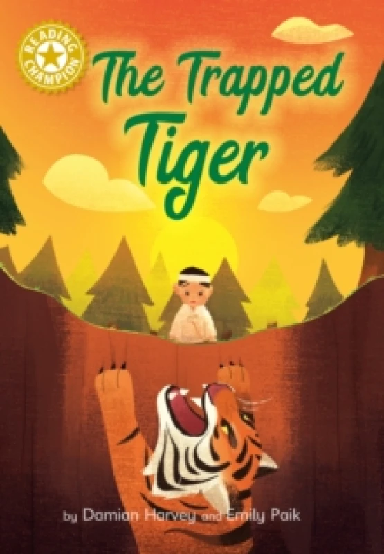 Image of Damian Harvey Reading Champion: The Trapped Tiger Book Multi unisex