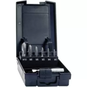 Image of Exact 05937 Tapping head 7 Piece metric M3, M4, M5, M6, M8, M10 Right hand cutting DIN 3126 HSS 1 Set