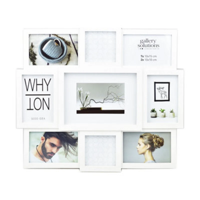 Image of Nielsen Accent Collage Frame For 9 Photos, White