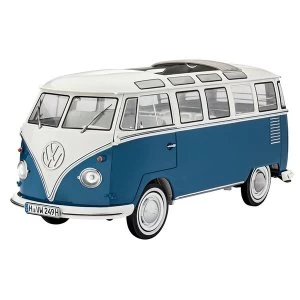 Image of VW T1 Samba Bus (Cars) 1:16 Level 5 Revell Model Kit