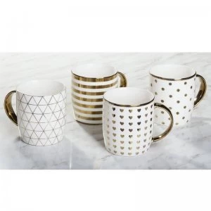Image of Set of 4 Metallic Mugs
