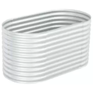 Image of Vidaxl Garden Raised Bed 160X80X81cm Galvanised Steel - Silver