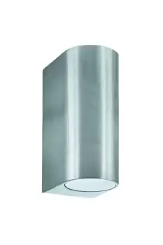 Image of Outdoor Up Down Wall 2 Light Cast Aluminium IP44 GU10