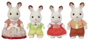 Image of Sylvanian Families Chocolate Rabbit Family Set