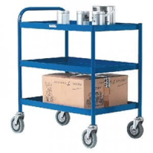 Image of Slingsby 3 Tier Blue General Purpose Trolley 331493