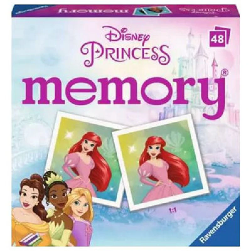 Image of Ravensburger Disney Princess Twin Pack 20900 Mini Memory 3082 4X Large Shaped One Colour VEN93 Unisex