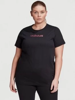 Image of Adidas Essentials Tee - Black (Curve)