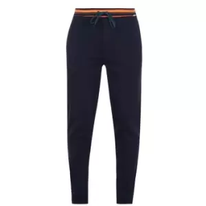Image of Paul Smith Stripe Jersey Jogging Bottoms - Blue