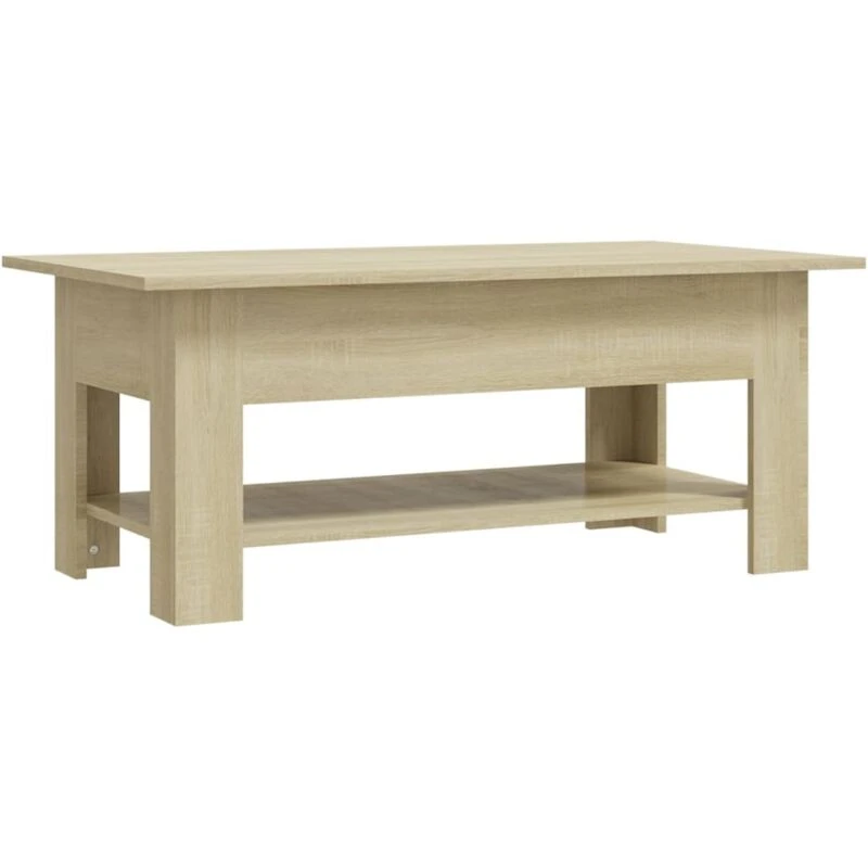 Image of VIDAXL Coffee Table Sonoma Oak 102x55x42cm Engineered Wood Vidaxl 8720286836064