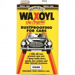 Image of Hammerite Waxoyl Refill Can Clear 5l