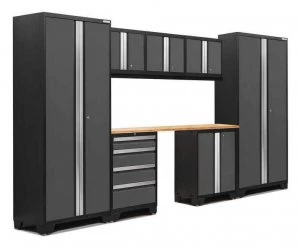 Image of Bold 3.0 Grey 8 piece Garage Cabinet Set