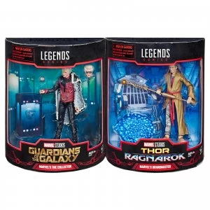 Image of Hasbro Marvel Legends The Grandmaster And Collector 2 Pack - SDCC Exclusive