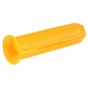 Image of Schneider Electric 1090600 TPA1 Economy Wall Plugs Yellow (Pack of...