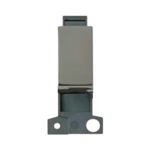 Image of Click Scolmore MiniGrid 10A 3 Position Switch Ingot Module Black Nickel - MD070BN