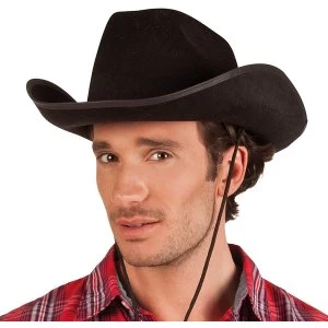 Image of Cowboy Hat Adults Fancy Dress Accessory (Black)