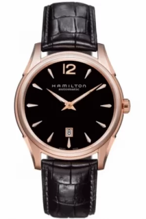 Image of Mens Hamilton Jazzmaster Slim Automatic Watch H38645735