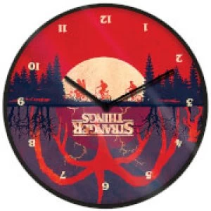 Image of Stranger Things Upside Down Clock 10 Inch