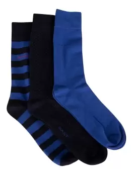 Image of 3 Pack Stripe And Mini Dots Socks