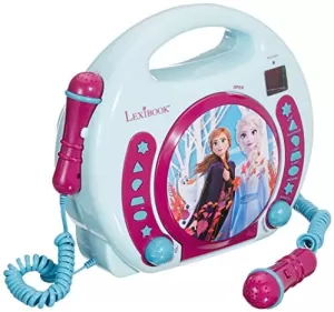 Image of Lexibook Disney Frozen 2 CD Player with Microphones