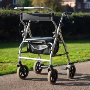 Image of NRS Healthcare 2 In 1 Rollator & Transit Chair