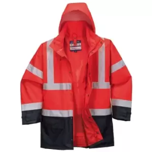 Image of Portwest - S768RNRXL - sz XL Hi-Vis Executive 5-in-1 Jacket - Red/Navy