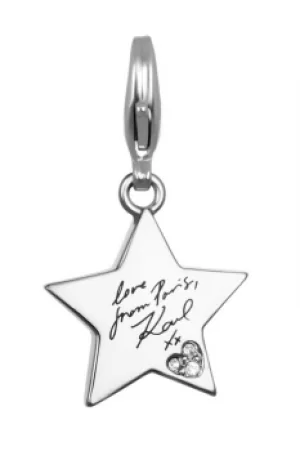 Image of Ladies Karl Lagerfeld Silver Plated Karl Star Charm 5378118
