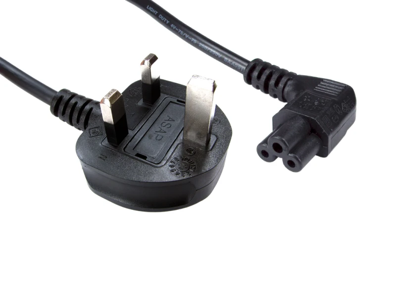 Image of Cables Direct Type G/C5 1.8m Black Power plug type G C5 coupler