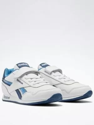 Image of Reebok Royal Classic Jogger 3 Shoes, White/Blue, Size 2 Older