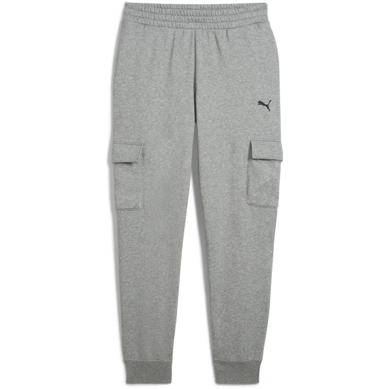 Image of Puma Small Logo Fleece Cargo Pants Grey male S