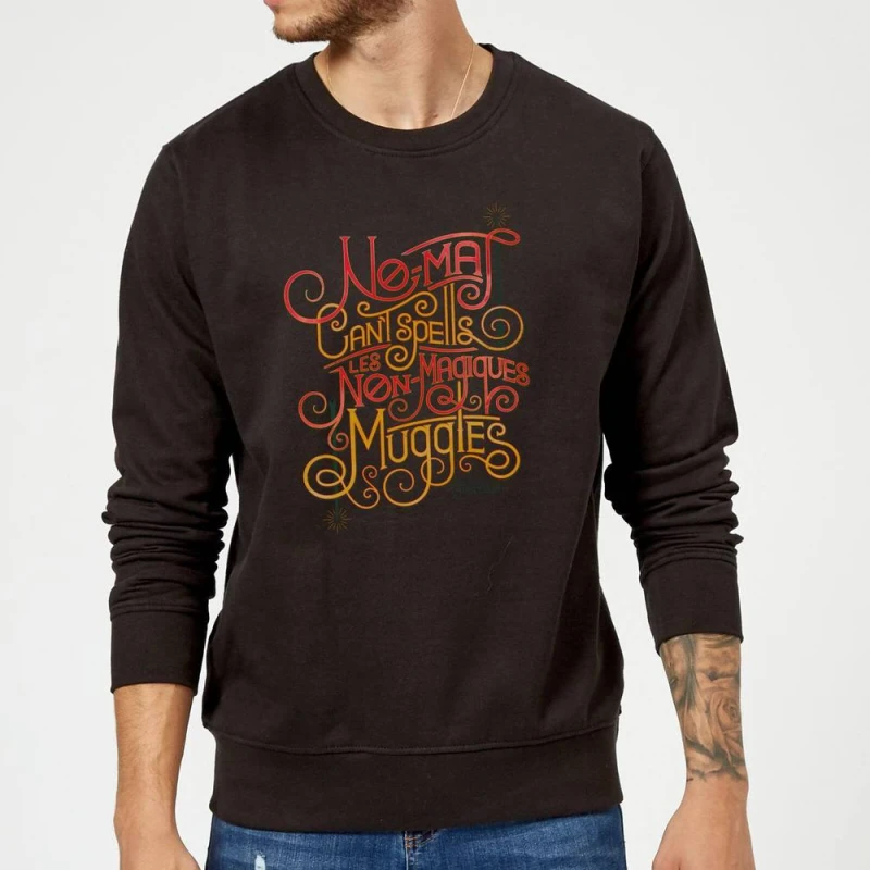 Image of Fantastic Beasts No-Maj Sweatshirt - Black - L