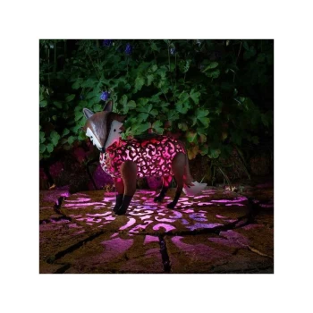 Image of Solar Silhouette Metal Decorative - Fox
