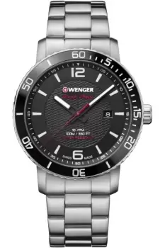 Image of Mens Wenger Roadster Black Night Watch 011841104