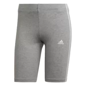 Image of adidas Essentials 3-Stripes Bike Shorts Womens - Grey