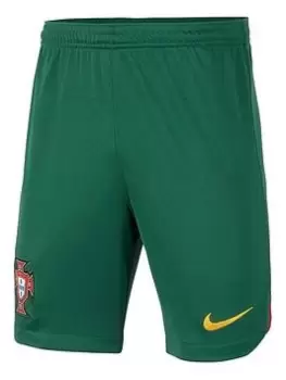 Image of Nike Youth Portugal Home WC 2022 Short - Green, Size S