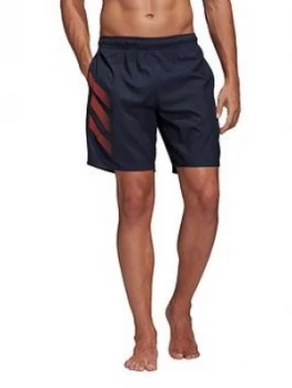 Image of Adidas Bos 3S Swim Shorts - Ink
